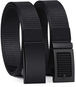 img 4 attached to ITIEZY Tactical Automatic Men's Belt - Adjustable Military Style Accessory