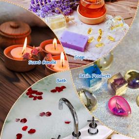 img 2 attached to 🌸 Dried Flowers DIY Candle and Soap Making Kit – 20 Packs of 100% Natural Herbs & Flowers for Bath, Resin Jewelry, Include French Rose, Lavender, Chrysanthemum, Carnation, and More