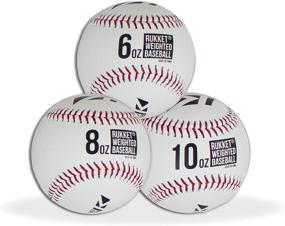 img 4 attached to 🏋️ Optimized Rukket Weighted Pitching Baseballs: Progession Throwing Balls for Training, Heavy Softballs for Hitting, Batting & Fielding Practice