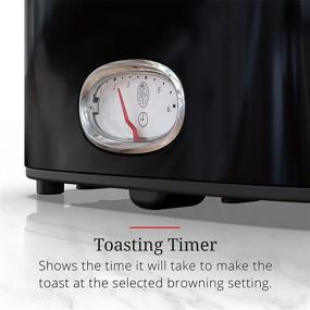 img 3 attached to 🍞 Russell Hobbs TR9150BKR Toaster: Sleek 2-Slice Design in Stylish Black