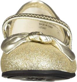 img 3 attached to NINA Larabeth T Ballet Platino Toddler Girls' Shoes for Flats