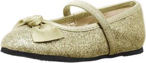 img 4 attached to NINA Larabeth T Ballet Platino Toddler Girls' Shoes for Flats