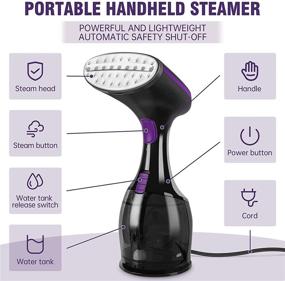 img 3 attached to IIMII Portable Handheld Garment Steamer