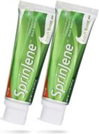 🌿 sprinjene original fresh boost fluoride toothpaste: natural teeth whitening 2-pack - vegan, cruelty-free, gluten-free, kosher, halal logo