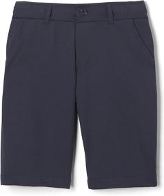 img 4 attached to Comfortable and Versatile French Toast Boys' Big Flat Front Performance Stretch Short: A Perfect Choice for Active Boys!