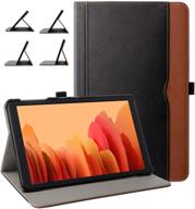 📱 zonefoker samsung galaxy tab a7 10.4 2020 case - business leather cover with pen holder pocket (black/brown) logo