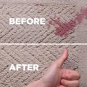 img 1 attached to 🍷 Red Wine Stain Remover Spray - Effective Solution for Wine Spots on Fabric, Upholstery, and Carpets - Laundry Stain Vanisher - Citrus Scent - 1 Gallon