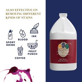 img 2 attached to 🍷 Red Wine Stain Remover Spray - Effective Solution for Wine Spots on Fabric, Upholstery, and Carpets - Laundry Stain Vanisher - Citrus Scent - 1 Gallon