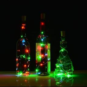 img 3 attached to 🎉 Bottle LED Lights - 6PCS Mini String Lighting for Wedding/Party Decoration - RGB Multi Color