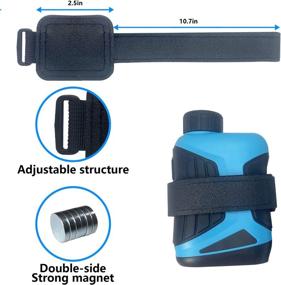 img 3 attached to 🏌️ Golf Rangefinder Magnetic Holder for Golf Cart Railing - Adjustable Strap Accessories, Ideal for HomeMount