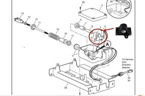 img 2 attached to 🏌️ Усовершенствованная производительность: Индуктивный датчик педали газа для электрических гольф-карт EZGO 1994 года и выше 25854-G01.