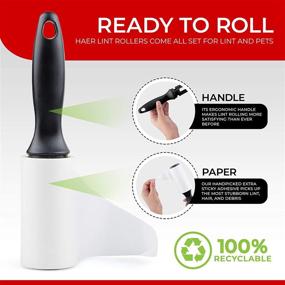 img 3 attached to 🐾 Extra Sticky Lint Rollers for Pet Hair - 6 Pack with 420 Sheets - Clothes Lint Remover