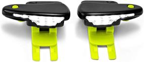 img 4 attached to 🏃 Night Runner 270 Shoe Lights: Rechargeable Waterproof Battery Light for Runners, Dog Walking, Hiking