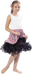 img 2 attached to Malco Modes Crinoline Petticoat Underskirt Girls' Clothing