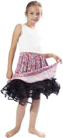 img 1 attached to Malco Modes Crinoline Petticoat Underskirt Girls' Clothing
