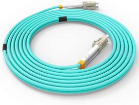 img 1 attached to 🔌 Fiber Patch Cable: VANDESAIL 10G LC to LC Multimode OM3 Duplex 50/125 OFNP – 2M, OM3-5Pack