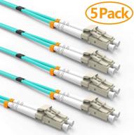 🔌 fiber patch cable: vandesail 10g lc to lc multimode om3 duplex 50/125 ofnp – 2m, om3-5pack logo