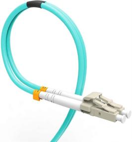 img 3 attached to 🔌 Fiber Patch Cable: VANDESAIL 10G LC to LC Multimode OM3 Duplex 50/125 OFNP – 2M, OM3-5Pack