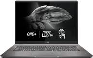 💻 msi creator z16 pro laptop: 16-inch qhd+ 16:10 120hz touchscreen, core i9-11900h, geforce rtx 3060, 32gb ram, 2tb nvme ssd, thunderbolt 4, windows 10 pro, lunar gray (a11uet-043) logo