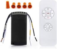 enhance your ceiling fan experience with qiachip universal wireless remote control kit – black and white, small логотип