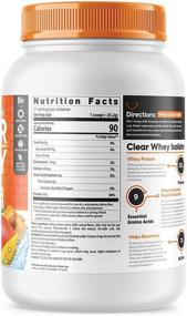 img 3 attached to 🥭 Doctor's Best Clear Whey Protein Powder | Peach Mango Flavor | 20g Protein & BCAAs | Non-Bloating & 100% Hydrolyzed Isolate | Supports Muscle, Bone, Heart & Immunity Health | 19.5oz