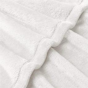 img 2 attached to Flannel Blanket Lightweight Blankets Decorative Bedding