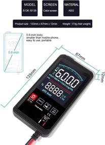 img 3 attached to 6000 Counts True-RMS Touchscreen Digital Multimeter ⚡ with Voltage, Frequency, Capacitance, Diode, and NCV Tester