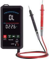 6000 counts true-rms touchscreen digital multimeter ⚡ with voltage, frequency, capacitance, diode, and ncv tester logo