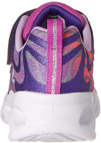 img 2 attached to Skechers Cветящиеся кроссовки для девочек в цвете бирюзы: модная обувь для активных девочек