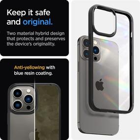 img 1 attached to Чехол Spigen Ultra Hybrid для iPhone 13 Pro (2021) - матово-черный