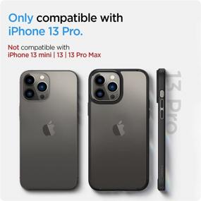 img 3 attached to Spigen Ultra Hybrid Designed For IPhone 13 Pro Case (2021) - Matte Black