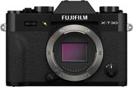 📸 fujifilm x-t30 ii body - black: a powerful upgrade with sleek design logo