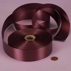 img 1 attached to 🎀 Burgundy Embossed Poly-Satin Ribbon, Item# 4433732 - Optimize Your Search!