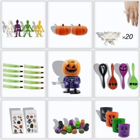 img 1 attached to Brwoynn Halloween Assortment: Spooktacular Delight for Carnival & Classroom Fun