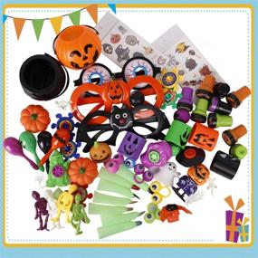 img 3 attached to Brwoynn Halloween Assortment: Spooktacular Delight for Carnival & Classroom Fun