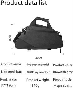 img 3 attached to HOUPOPU Bicycle Cycling SuitableBag Distance
