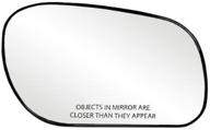 🔍 non-heated mirror glass for ford crown victoria & grand marquis - passenger side with backing plate logo