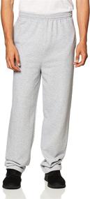 img 4 attached to Hanes Men's EcoSmart Open Leg Pant with Pockets - Comfortable & Convenient Pants for Men