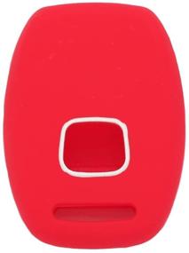 img 2 attached to 🔴 Red Silicone Cover Protector Case for HONDA 2+1 Button Remote Key Fob - SEGADEN CV2204