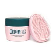 🥥 coco & eve virgin hair masque: coconut & fig hair mask for dry damaged hair with shea butter & argan oil - hair repair & hydration, deep conditioning mask treatment logo