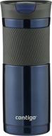 🔒 contigo snapseal byron 20oz monaco stainless steel travel mug: vacuum insulated & stylish логотип