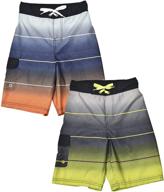 jachs 2 pack quick trunks shorts: boys' 🩳 clothing and swim essentials for ultimate comfort and style! logo