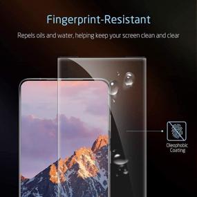 img 1 attached to 2-Pack Galaxy Note 20 Screen Protector | HD Clear Tempered Glass | Ultrasonic Fingerprint Support | 3D Curved | Scratch Resistant | Bubble-Free | for Galaxy Note 20 5G Glass Screen Protector+