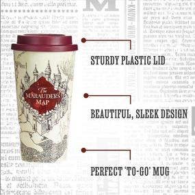 img 2 attached to 🧙 Officially Licensed Harry Potter Merchandise: Paladone Marauder's Map Travel Mug - Amazon Exclusive