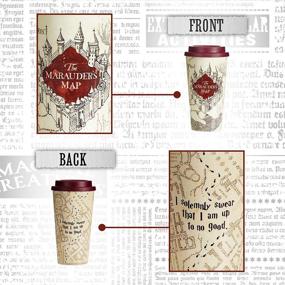 img 1 attached to 🧙 Officially Licensed Harry Potter Merchandise: Paladone Marauder's Map Travel Mug - Amazon Exclusive