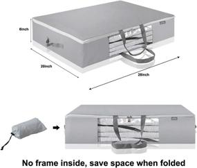 img 1 attached to HOMFREEST Container Tear Resistant Comforters Transparent