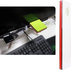 img 3 attached to 📌 Organize Your Workspace with the Computer Memo Board - Monitor Sticky Note Holder and Phone Message Memo Pad Shelves Storage Holder - Ideal for Office, Cabinets, Shelves, and Dressers!