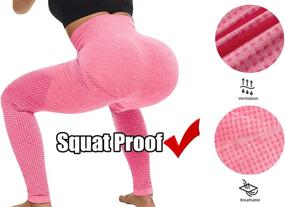 img 2 attached to Fitever Leggings Seamless Lifting Workout Sports & Fitness