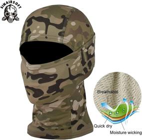 img 2 attached to SINAIRSOFT Tactical Balaclava Headwear Motorcycle Sports & Fitness for Airsoft