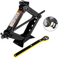 🔧 scissor jack 2t car scissor jack with hand crank - portable rv stabilizers for sedan and coupe by everbest4u logo